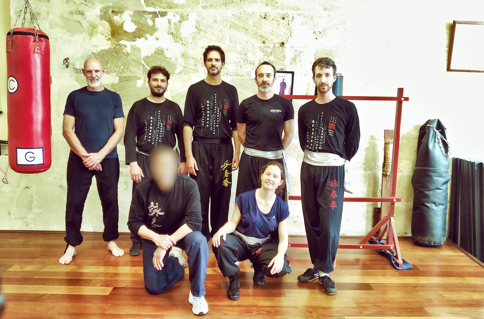 Pratiquants de Wing Chun réunis lors du stage du 1er juin 2019 à Bordeaux