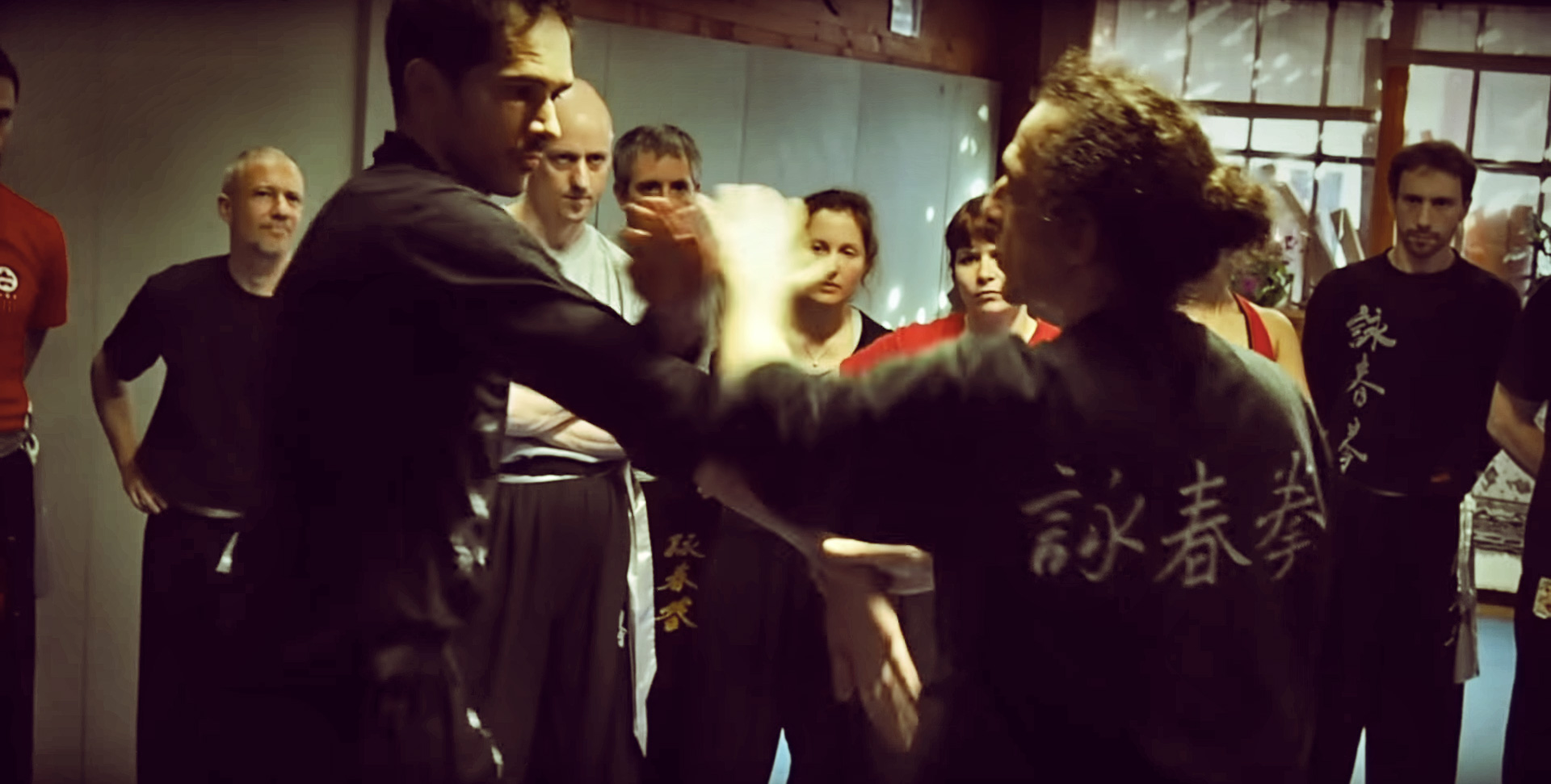 Démonstration de techniques de Wing Chun par Sifu Didier Beddar et Josse Delaune
