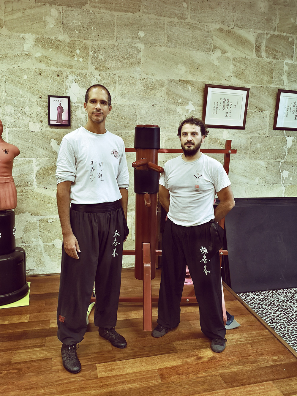 Spyros lors de sa remise de ceinture noire de Wing Chun Traditionnel