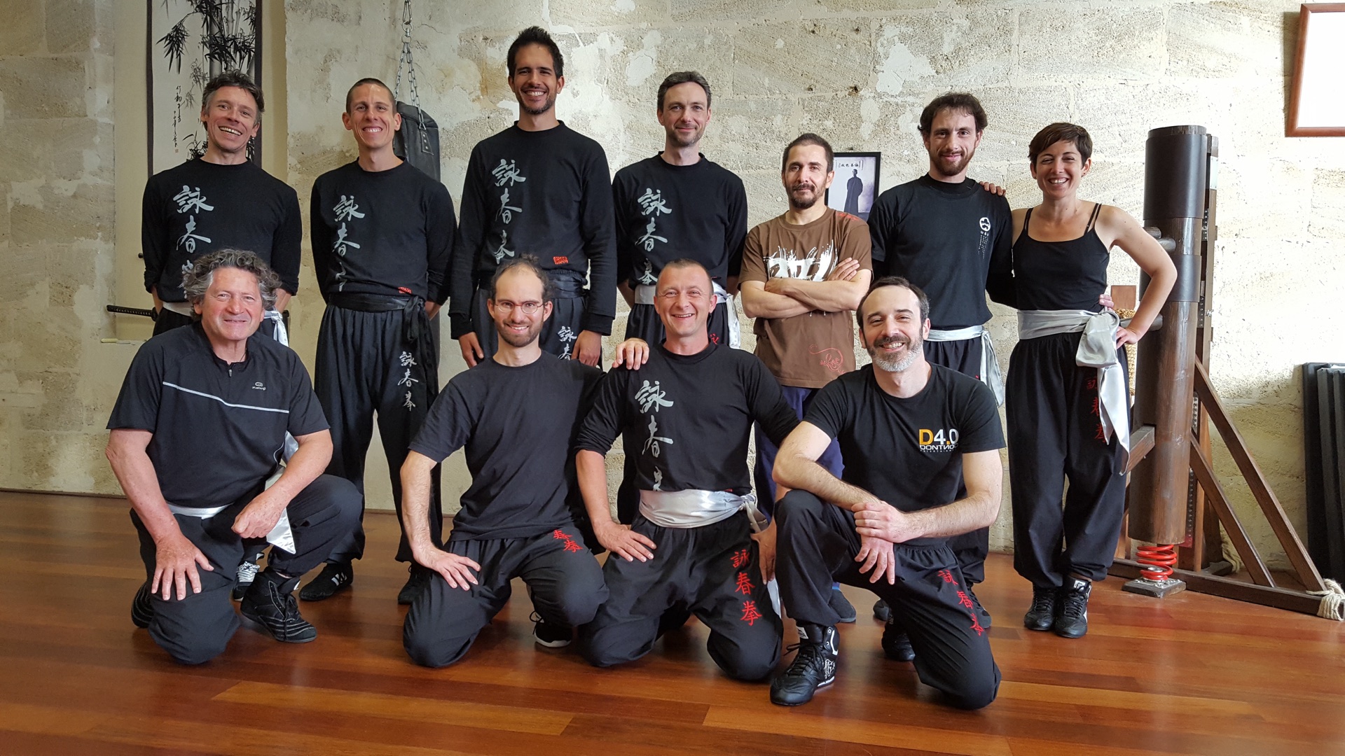 Participants du stage de Wing Chun Traditionnel du 22 avril 2017