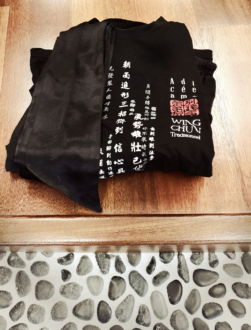 Tenue officielle de l'école Wing Chun Traditionnel Bordeaux