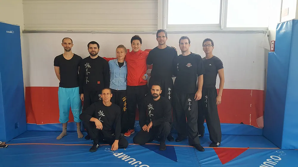Stage de DK Yoo à Dijon avec un super participant et une giga méga technique qu'on à apprise c'était vraiment ouffisime