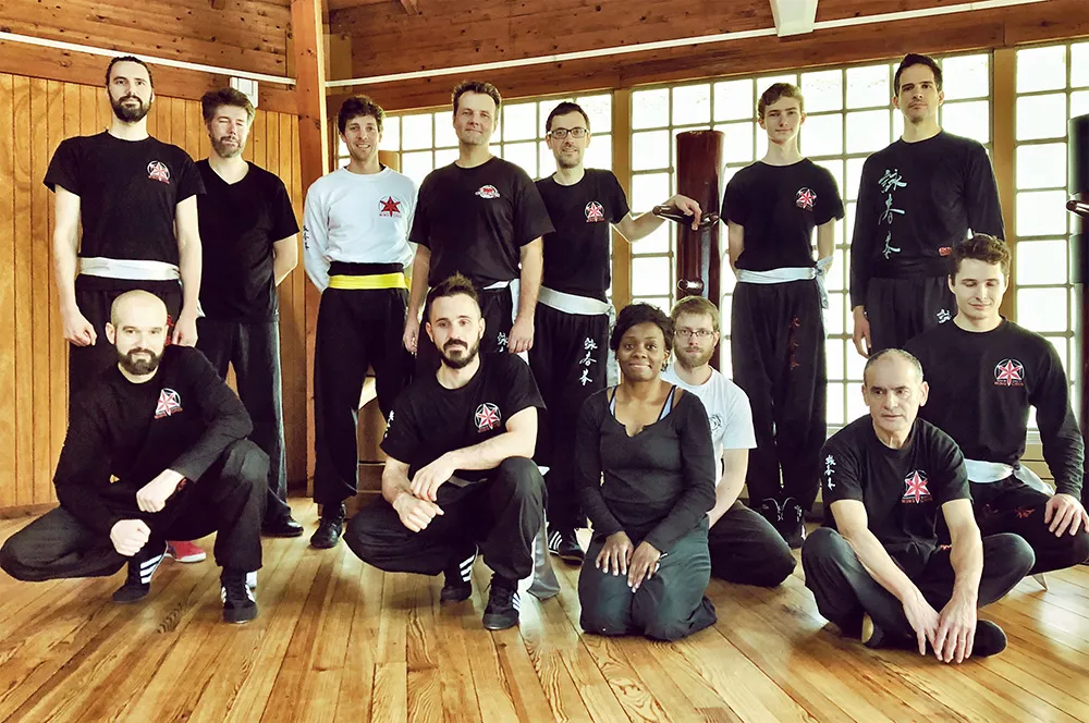 Stage mannequin de bois du 16 février 2019 avec Johan Merley ceinture or formé par Sifu Didier Beddar